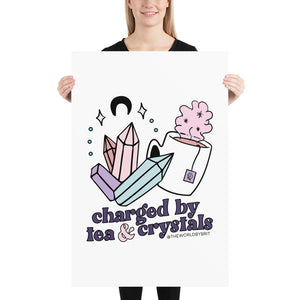 Tea & Crystals Poster