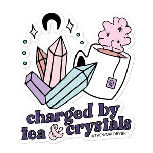 Tea & Crystals Sticker