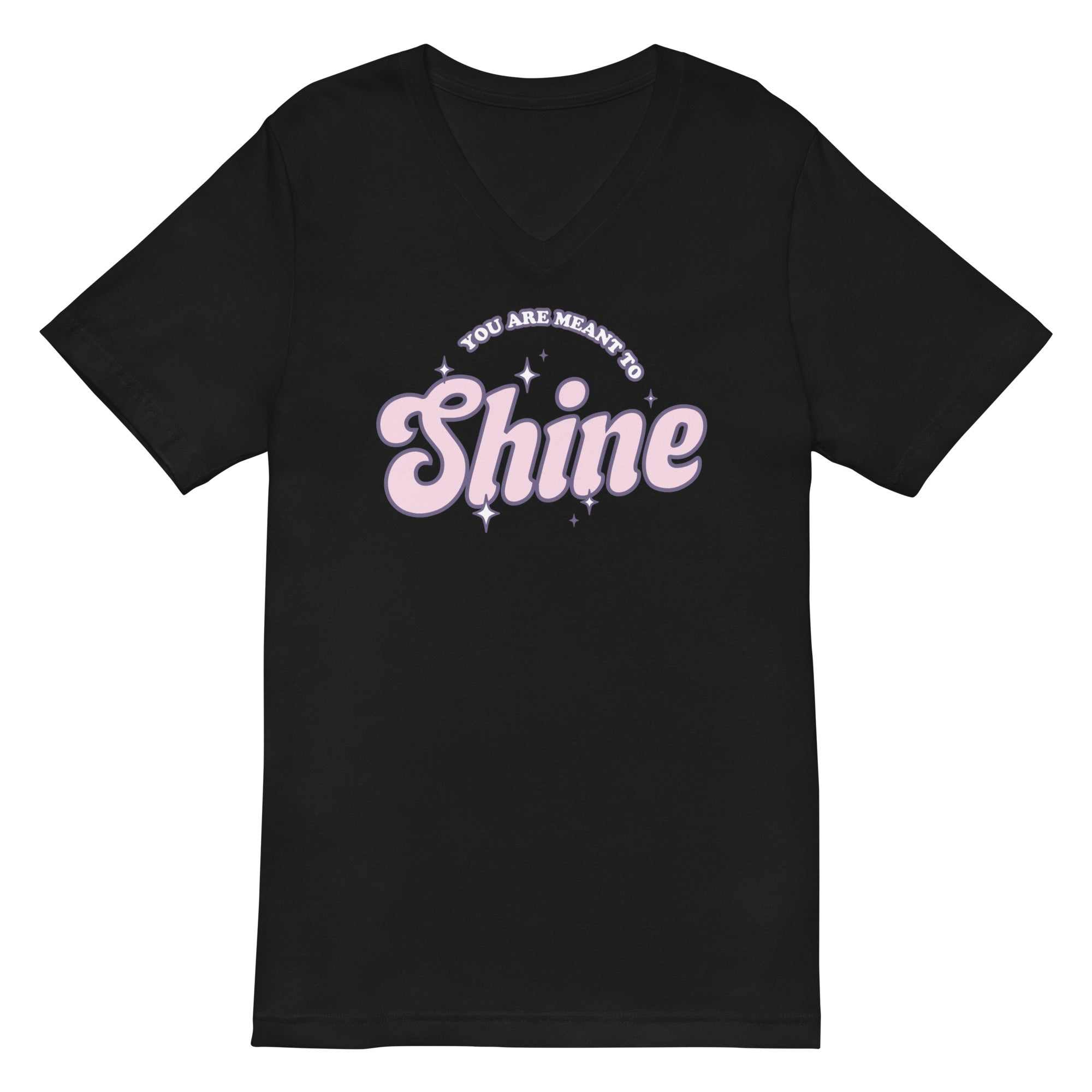 Meant to Shine Short Sleeve V-Neck T-Shirt