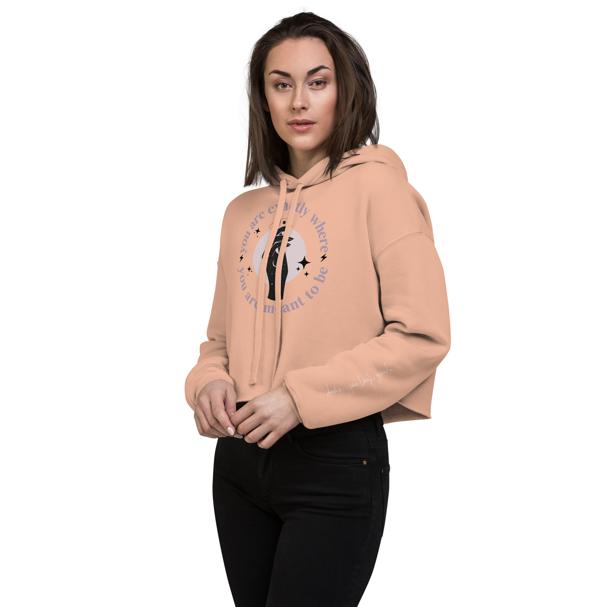 Where You're Meant to Be Crop Hoodie
